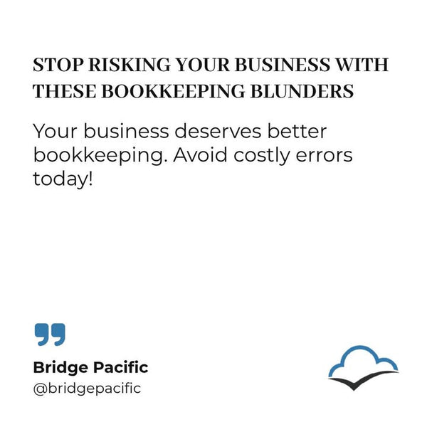 Spot these bookkeeping red flags before they damage your business:

1. Inconsistent reconciliation
2. Mixing personal/business expenses
3. Missing rec