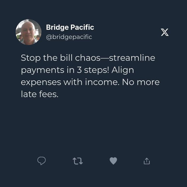 Drowning in bills? Set up a payment schedule in 3 simple steps:

1. List ALL your recurring expenses with due dates
2. Align with your income timing (