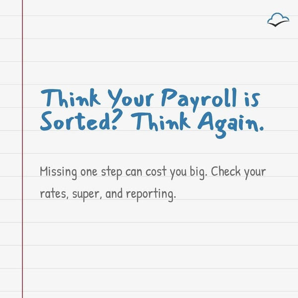Are your payrolls compliant?
Quick checklist:
• Correct awards & rates
• Super paid on time
• PAYG & STP lodged
Need help? Engage us

#bookkeeping #payroll #Australia #smallbusiness #compliance

#bridgepacific #xerobookkeeper