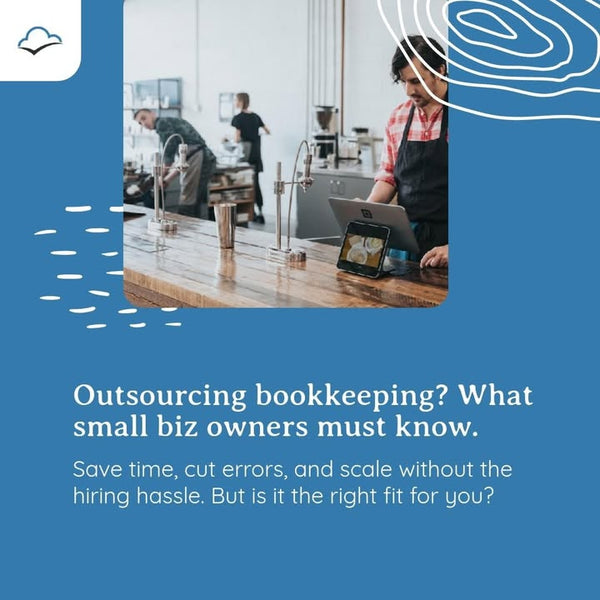 Thinking about outsourcing your bookkeeping? Here’s what small biz owners should know:

✅ Saves time for what really matters—growing your business