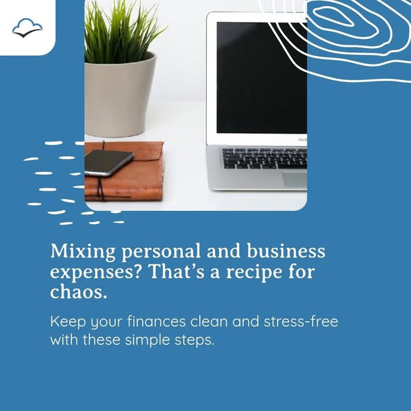 Mixing personal and business expenses? 🚫 It’s a common slip-up